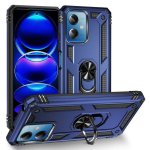 Funda para móvil Max Power Digital Magnética Anillo 360 Silicona Policarbonato Negra para Xiaomi Redmi Note 12 5G