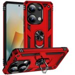 Funda para móvil Max Power Digital Anillo Giratorio Silicona Policarbonato Negra Protección 360 para Xiaomi Redmi Note 13 Pro 4G
