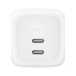 Ladegerät Belkin WCH020KQWH GaN 67 W Dual USB-C Schnellladung Weiß