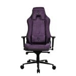 Chaise gaming Arozzi Vernazza SoftFabric aluminium violet hauteur extra