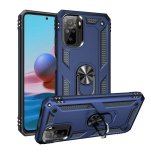 Funda para móvil Max Power Digital Anillo Giratorio Silicona Policarbonato Negra protección 360° para Xiaomi Redmi Note 10S y Note 10