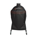 Housse protectrice Kamado Joe Big Joe polyester imperméable noir et rouge