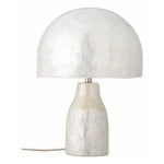 Lâmpada de mesa Bloomingville Adria capiz natural bambu ferro E27