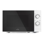 Mikrowelle ETA Marvello 20L 700W Edelstahl Drehregler Auftaufunktion