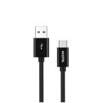 Cable USB Accetel Cu1812 Micro USB 2.4A 1m Nailon Negro