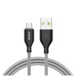 Cable USB Accetel Cu1705 Micro USB 2.1A 1m TPE Negro/Gris