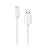 Cable USB Accetel Cu1605 Micro USB 2.4A 1m Blanco TPE