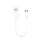 Cable de datos Accetel Cu305 Micro USB 2.4A 30 cm Blanco