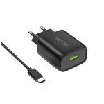Cargador de pared Accetel Ac336 USB 2.4A con cable USB-C 1 m