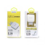 Cargador de pared Accetel AC135 Dual USB 2.1A con cable Micro USB 1 m