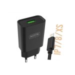 Cargador de pared Accetel Ac302 USB 2.1A con cable Lightning 1 m negro