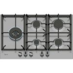 Placa de gas Neff T27CIS8N0 75 cm acero inoxidable 5 zonas FlameSelect