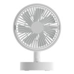 Ventilateur Techly IC-FAN-DSK2W blanc 10 vitesses batterie oscillant