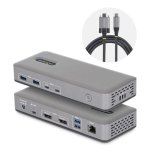 Docking Station StarTech USB-C 2 Monitores DP 4K 60Hz PD 100W