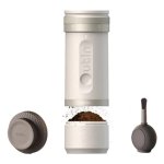 Molinillo de café OutIn Fino eléctrico 25 g fresa cónica acero blanco