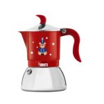 Cafetière italienne Bialetti 6651 0,10 L Rouge Induction 2 Tasses