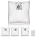 Saco para pó Wessper WES1015 microfibra compatível tambor 4 unidades