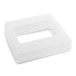 Chiffon de nettoyage Kärcher 2.269-230.0 microfibre blanc lavable 5 pièces