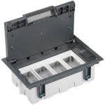 Régua Simon SF410/1 1 Tomada Cinza IP40 Carcaça Plástica