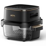 Air Fryer Mova Aeroglass AF20 Pro Vidro 4L 1700W Painel Tátil Programas
