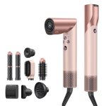Secador de Cabelo com Difusor Mova Master 10 1600W 4 Temperaturas 3 Velocidades Acessórios Rosa