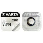Pila botón VARTA V344 óxido de plata 1,55 V 106 mAh para reloj