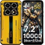 Oukitel WP60 5G 12 Go Orange 7,2" 512 Go Smartphone ultra-résistant