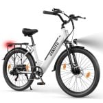 Bicicleta eléctrica Eskute C100 Plus 250 W 36 V 13 Ah blanca