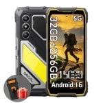 OSCAL Pilot 5 5G 8GB 6.56" 256GB Giallo con batteria rinforzata