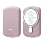 Bateria externa Laut L_PCH_P 5000 mAh MagSafe carga rapida rosa