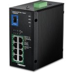 Switch Trendnet TI-BG5091B 8x2.5G PoE++ 1xSFP+ Montaggio Parete DIN