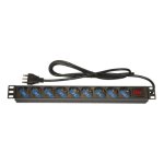 Multipresa Tecnoware FRA18042 9 Prese 1U Monofase Metallo Cavo 1,8 m