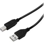 Kabel Vivanco VVITUSB30ABMMK USB A auf USB B 3 m Schwarz