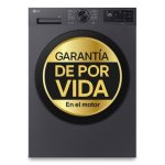 Lavadora LG F4X5009TBB Carga Frontal 9Kg 1350rpm A Grafito WiFi IA Steam
