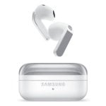 Auriculares inalámbricos Samsung Galaxy Buds4 Bluetooth con Cancelación Activa de Ruido blancos, resistencia IP54