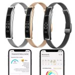 Pulsera de Actividad Smartia Vital Band Bluetooth Táctil Oro monitorización salud y sueño