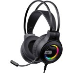 Kopfhörer Havit H2040d kabelgebunden USB und 3,5 mm Gaming mit Multicolor-Beleuchtung Schwarz