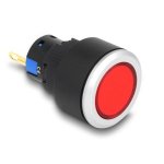 Lampe industrielle Delock 22053 LED rouge IP40 IP65 250 V plastique