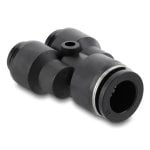 Connecteur pneumatique Delock 60753 Y 2x8 mm vers 1x12 mm fixation rapide