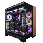 PcCom Custom Ryzen 7 9850X3D / 64 GB / 4TB / RTX 5080 + Windows 11 Pro WOOD