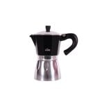 Cafetière italienne Any Morning Hes-6 240 ml 6 Tasses Aluminium Noir