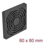 Rejilla para ventilador Delock 67311 ABS 80 mm filtro extraíble negro