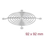 Rejilla metálica Delock 67307 para ventilador 92 mm protección avanzada