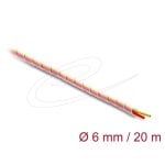 Passa-cabos Delock 19013 silicone transparente 6 mm x 20 m alta temperatura