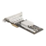 Tarjeta de Red Delock 88342 PCI Express x4 4x SFP 1 Gbps Server