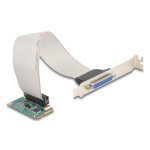 Adaptateur Delock 95275 Mini PCI Express DB-25 Parallèle Femelle