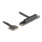 Adaptateur Delock 81295 Mini PCI Express PCIe 3.0 x8 20 cm noir