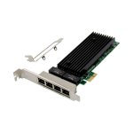 Tarjeta de Red MicroConnect MC-PCIEX1-82576-Q PCIe 4 Porte Gigabit Low Profile