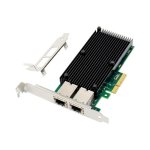 Tarjeta de Red MicroConnect MC-PCIEX4-X550-T2-D PCIe 10 GbE Dual Low Profile