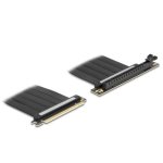 Adaptateur Delock 81509 PCIe 4.0 x16 Riser Cable 30 cm Noir
